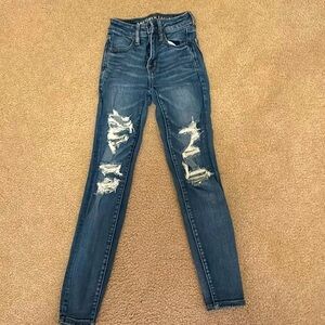 American Eagle Hi Rise Jegging Size 00 Short